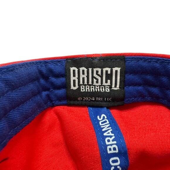 Charms Blow Pop SnapBack Canvas Cap Hat Red White Blue Cotton One Size Adult - Picture 6 of 7